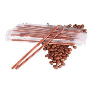 咖啡吸管一次性三孔单独包装奶茶热饮专用塑料搅拌棒加长三品吸管