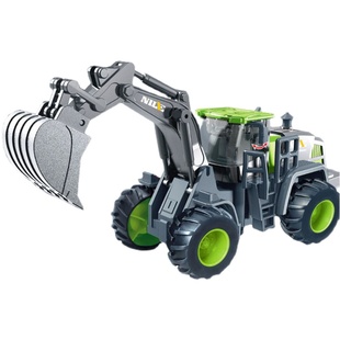 合金挖机工程车玩具挖土机模型儿童挖掘机套装油罐车小汽车男孩