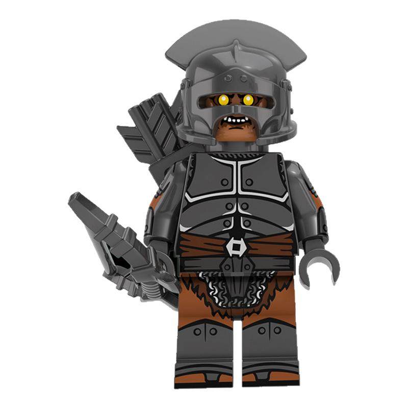 中古积木指环王霍比特人魔戒儿童人仔拼装玩具XP259强兽人弓箭手
