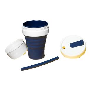 stojo美国折叠随行杯防烫硅胶水杯压缩manner咖啡杯便携旅行杯子