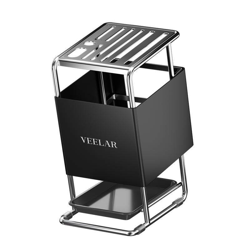 VEELAR刀架厨房家用台面款放菜刀具一体刀座收纳架置物架菜刀放置