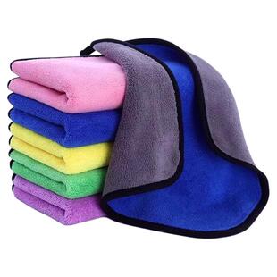 加厚保洁抹布吸水不掉毛双层毛巾擦地家务清洁厨房家用清洁布擦桌