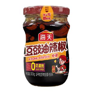 海天豆豉油辣椒拌饭酱下饭菜拌面酱料辣酱调味品