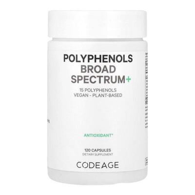 Codeage全谱多酚复合物多源植物抵御氧化细胞健康活力年轻态气色