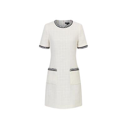 SCOFIELD女装粗花呢小香风连衣裙