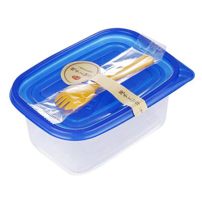 打包餐盒长方形水果捞千层盒子pp