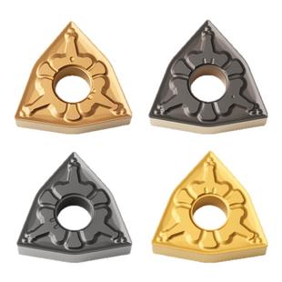 数控桃型刀片WNMG080404-TM/WNMG080408-MT钢件双色涂层刀头刀粒