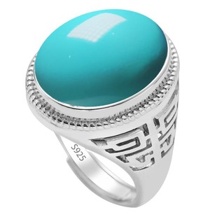 S925银戒指空托男戒托9*11 10*12 11*13 12*14 13*16 14*18 15*20