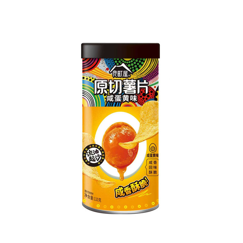官网送赠品手炒咸蛋黄味良町屋