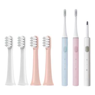 Orumor适配小米米家电动牙刷头T100替换牙刷头MES603纤细软毛通用