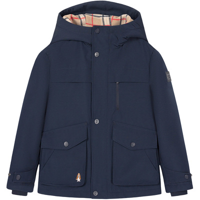 三防透湿厚风衣暇步士童装