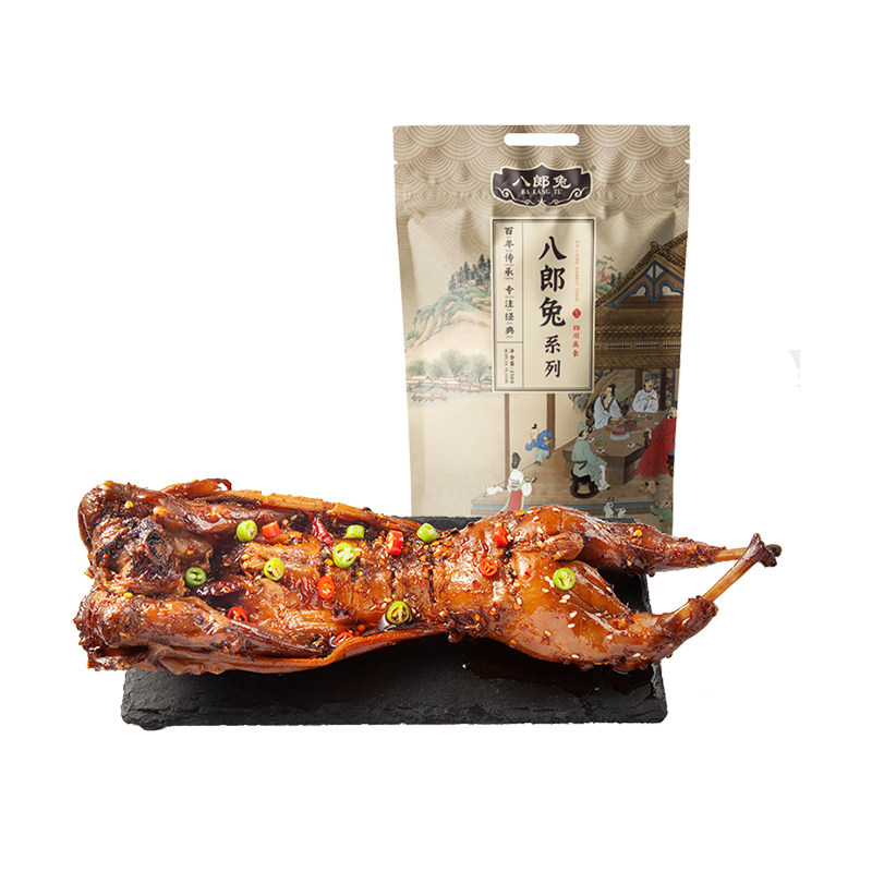 八郎兔肉麻辣手撕烤兔成都特产