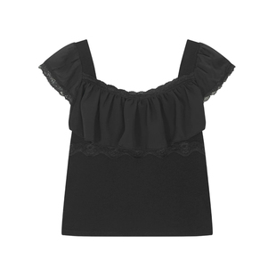 BELLIALEU PRINCESS BLOUSE 黑色 MUSINSA韩国官网直邮进口