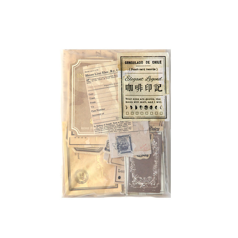 言己手账素材特种纸轻型纸和纸