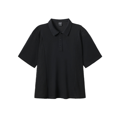 韦恩泽维尔夏季短袖休闲拼接POLO