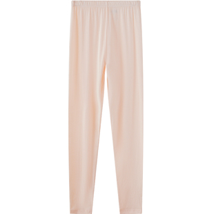 宜而爽纯棉秋裤女士春秋超薄单条长裤精致棉全棉打底裤棉毛裤线裤