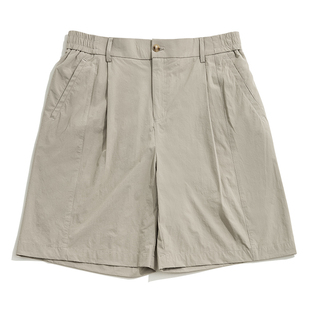 海上公路舒适休闲短裤男士25年夏季新款通勤百搭宽松直筒五分裤子