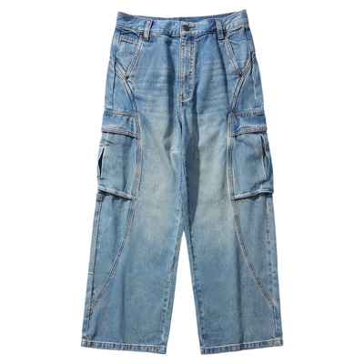 NOTHOMME户外全棉水洗工装牛仔裤