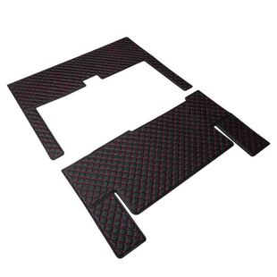 专用龙启福盛隆特鲁夫天美心爱电动三轮车脚踩电轿四轮车脚垫通用