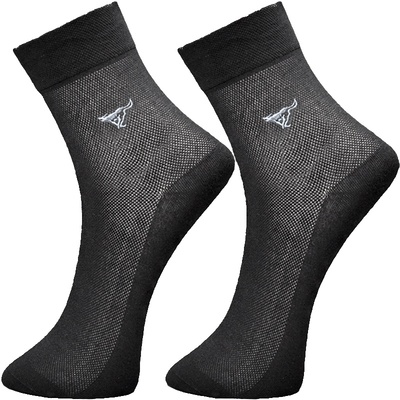 七匹狼网眼款冰丝男式商务中筒袜