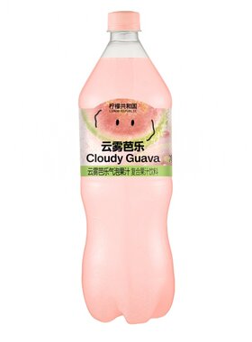 【柠檬共和国】云雾柠檬芭乐红美人砂糖桔气泡果汁470ml解腻饮品
