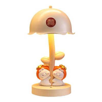 结婚礼物送新人好柿成双兔子台灯