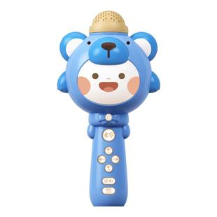 儿童唱歌话筒音乐2岁宝宝男孩蓝牙音响一体麦克风录音玩具女孩ok