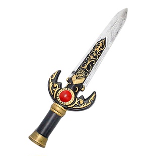 玩具短剑橡胶斧头男孩动漫武器cos表演道具儿童兵器仿真pu小刀