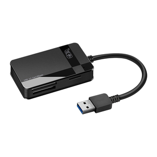 川宇usb3.0高速读卡器支持sd/TF/CF/MS卡多合一Type-C手机电脑两用适用于苹果通用佳能单反相机安卓otg读卡器