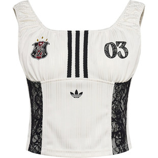 Adidas/阿迪达斯官方正品三叶草BLKTANKTOP新款女街头背心KU4750