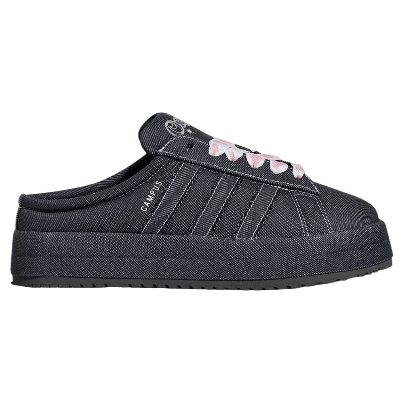 情人节系列丨adidas阿迪达斯三叶草男女时尚半拖休闲鞋KH8028
