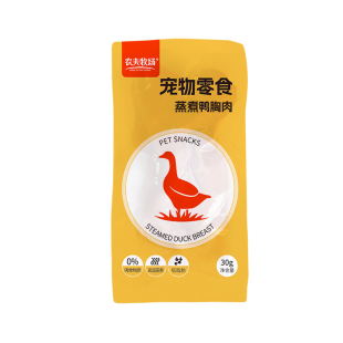 鱼油鸭胸肉宠物零食鸭胸肉狗狗吃猫咪水煮鸭肉有泪痕成幼犬湿粮包