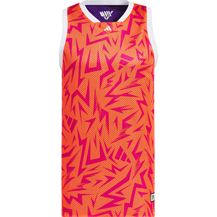 Adidas/阿迪达斯官方正品夏季男士时尚双面穿篮球运动背心JC6795