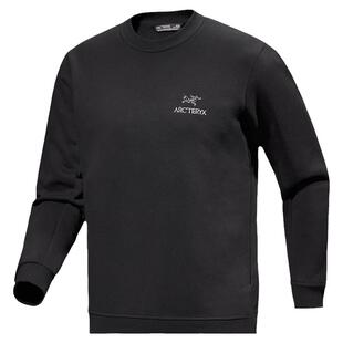 加拿大直发始祖鸟EMBLEM男款圆领套头户外长袖抓绒卫衣