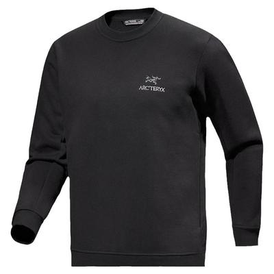 加拿大直发始祖鸟EMBLEM男款圆领套头户外长袖抓绒卫衣