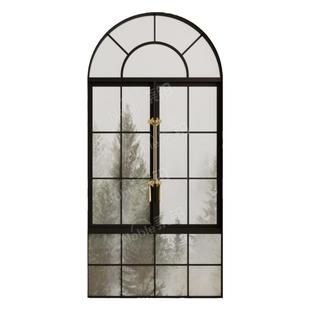 复古系统断桥铝合金格子窗法式窗上海老钢窗隔音窗欧式别墅窗门