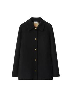 羊毛外套式衬衫BURBERRY