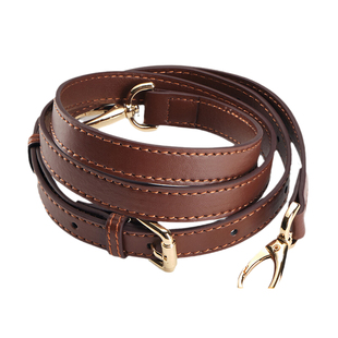 咖啡平纹棕色包带配件斜跨包包带子肩带单肩斜挎包包配件真皮高档