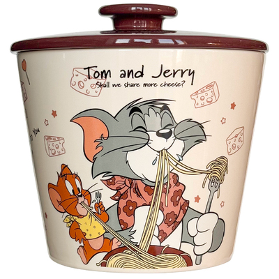 正版猫和老鼠陶瓷泡面碗方便面碗