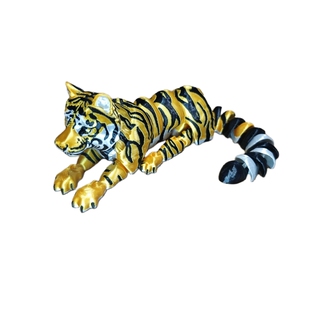 东北虎仿真摆件华南虎玩具孟加拉虎立体手办马来虎关节模型装饰品