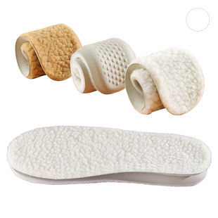 乳胶加绒保暖鞋垫女2025新款冬加厚男士吸汗防臭棉鞋垫男款冬季
