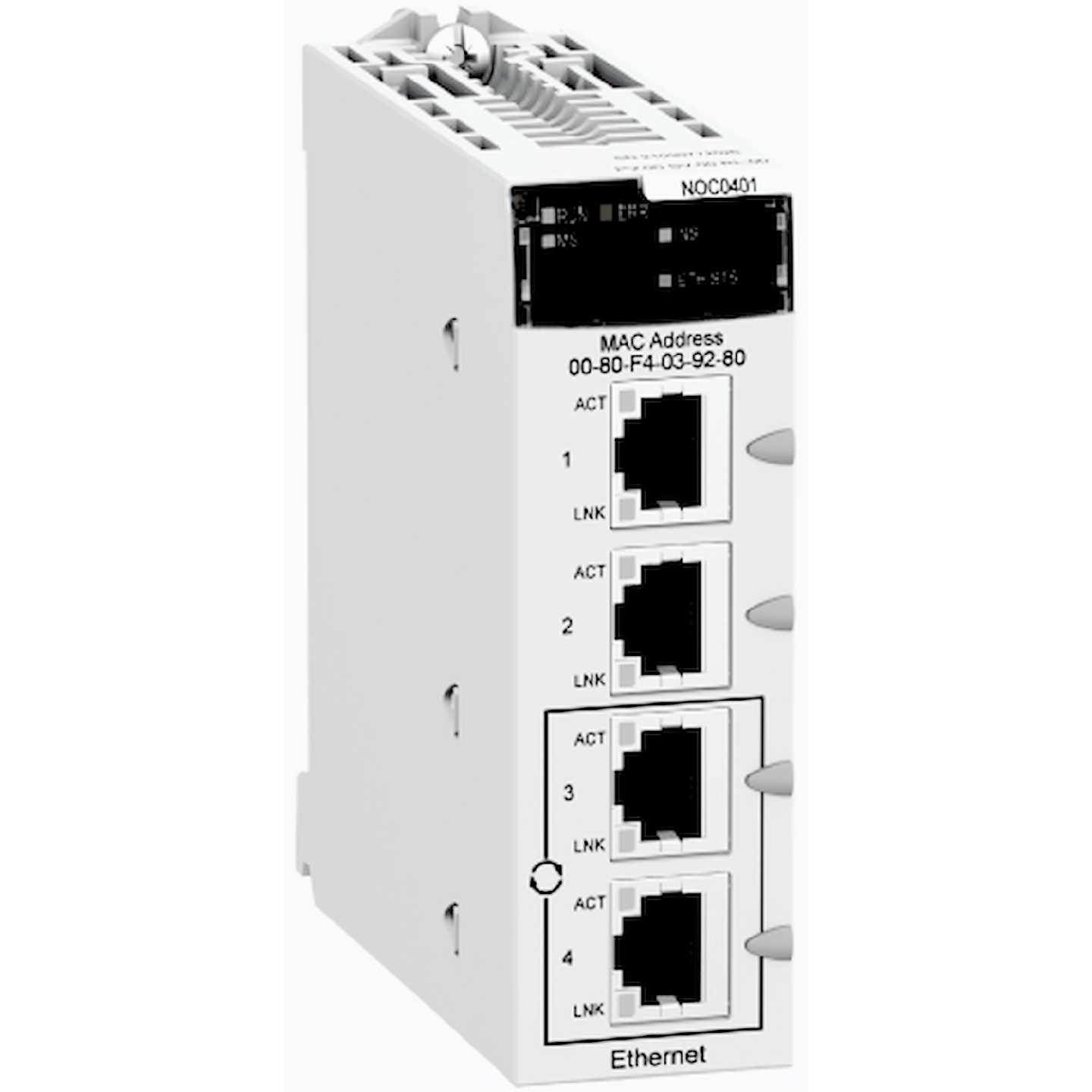 议价BMXNOC0401施耐德TCP/IP以太网络模块 4口 M340/M580 BMXNOC