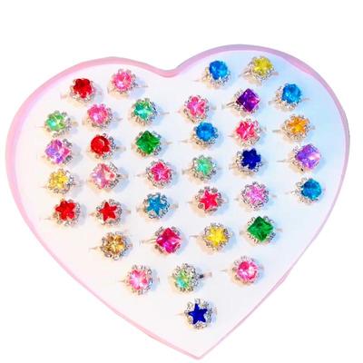 冰雪奇缘儿童戒指女童可爱宝石戒