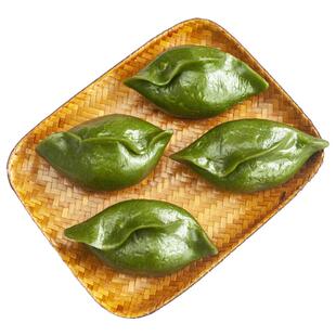 浙江特产江山手工清明果衢州艾草青团咸味米粿子艾饺美食农家小吃