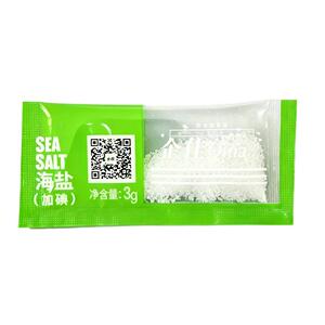 企佳加碘粉碎海盐3g迷你独立包装