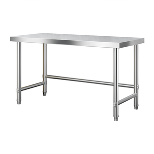 单层厨房置物架落地家用不锈钢工作台面灶台架子饭店做饭切菜打荷