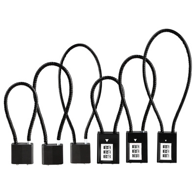 钢丝挂锁电动车筐篮柜子钥匙