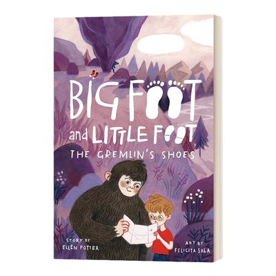 英文原版 Big Foot and Little Foot #5 大脚与小脚5 Gremlin'S Shoes插画 英文版 进口英语原版书籍儿童全英语书