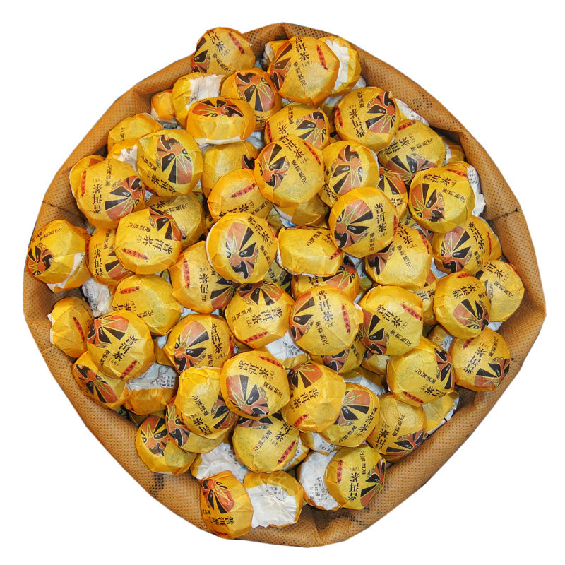 普洱茶小沱茶 茉莉普洱熟茶 云南茉莉花茶叶高品质迷你沱500g特价