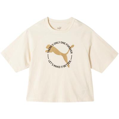 PUMA彪马女运动休闲印花短袖T恤